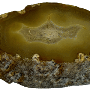 Brown agate slice