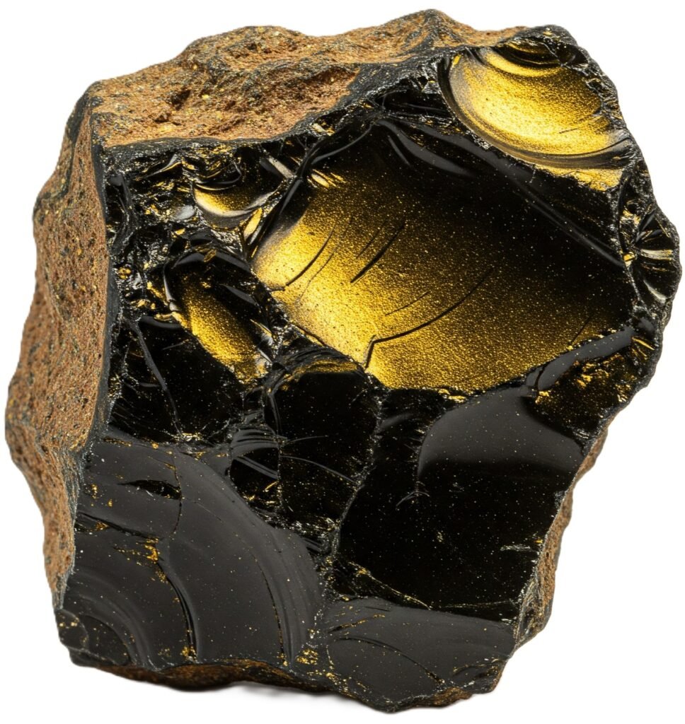 Golden sheen Obsidian