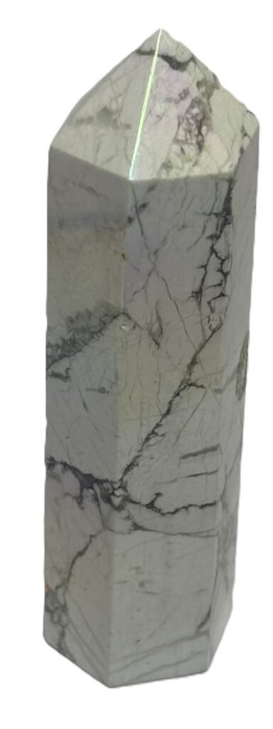 Aura howlite point 31