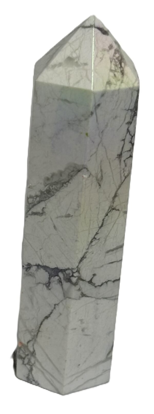 Aura howlite point 32 sians emporium Aura howlite point 32
