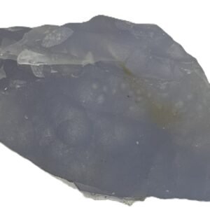 Blue lace agate bla 31 sians emporium Rough natural blue lace agate freeform specimen featuring soft blue banding and an exposed sparkling druzy quartz crystal in matrix rock