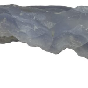Blue lace agate bla 32 sians emporium Rough natural blue lace agate freeform specimen featuring soft blue banding and an exposed sparkling druzy quartz crystal in matrix rock