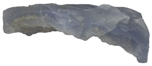 Blue lace agate bla 32 sians emporium Rough natural blue lace agate freeform specimen featuring soft blue banding and an exposed sparkling druzy quartz crystal in matrix rock