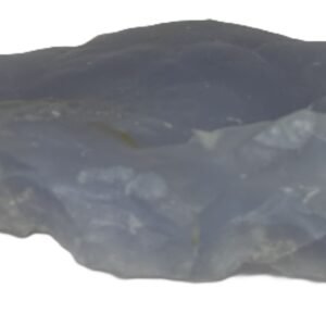 Blue lace agate bla 33 sians emporium Rough natural blue lace agate freeform specimen featuring soft blue banding and an exposed sparkling druzy quartz crystal in matrix rock
