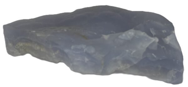 Blue lace agate bla 33 sians emporium Rough natural blue lace agate freeform specimen featuring soft blue banding and an exposed sparkling druzy quartz crystal in matrix rock