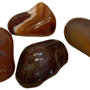 Group of small brown agate tumble stone sians emporium Group of small brown agate tumble stone