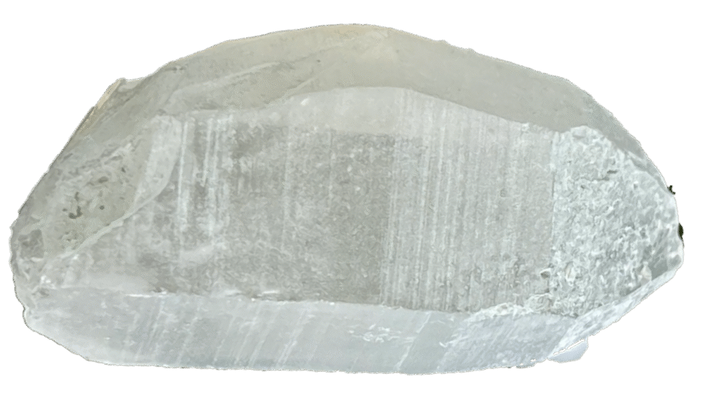 clear quartz specimen