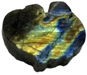 Polished natural labradorite freeform slab with blue and golden schiller sians emporium Labradorite elephant ele 1 9