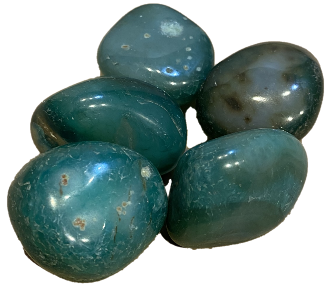 Small green group agate tumble stones sians emporium Small green group agate tumble stones