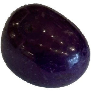 Small purple agate tumble stone