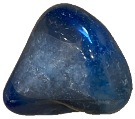 Small blue agate tumble stone sians emporium Small blue banded agate tumble stone