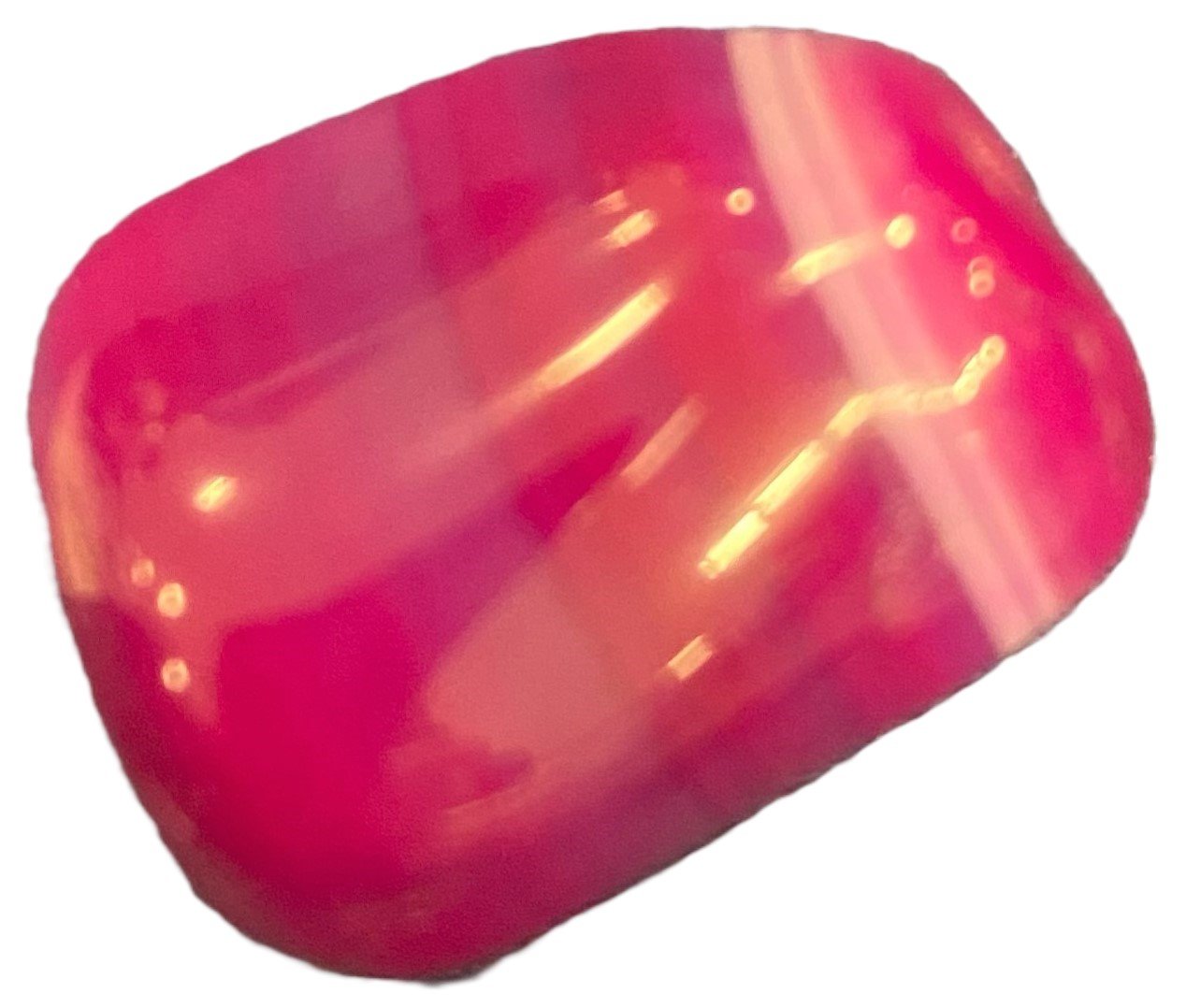 Small pink agate tumble stone sians emporium Small pink agate tumble stone