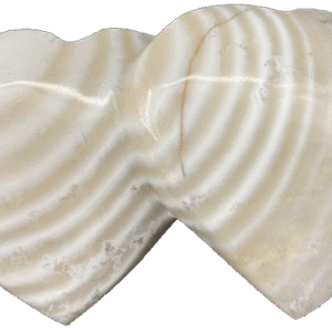 Agate striped double heart 2 sians emporium Agate twin heart 2