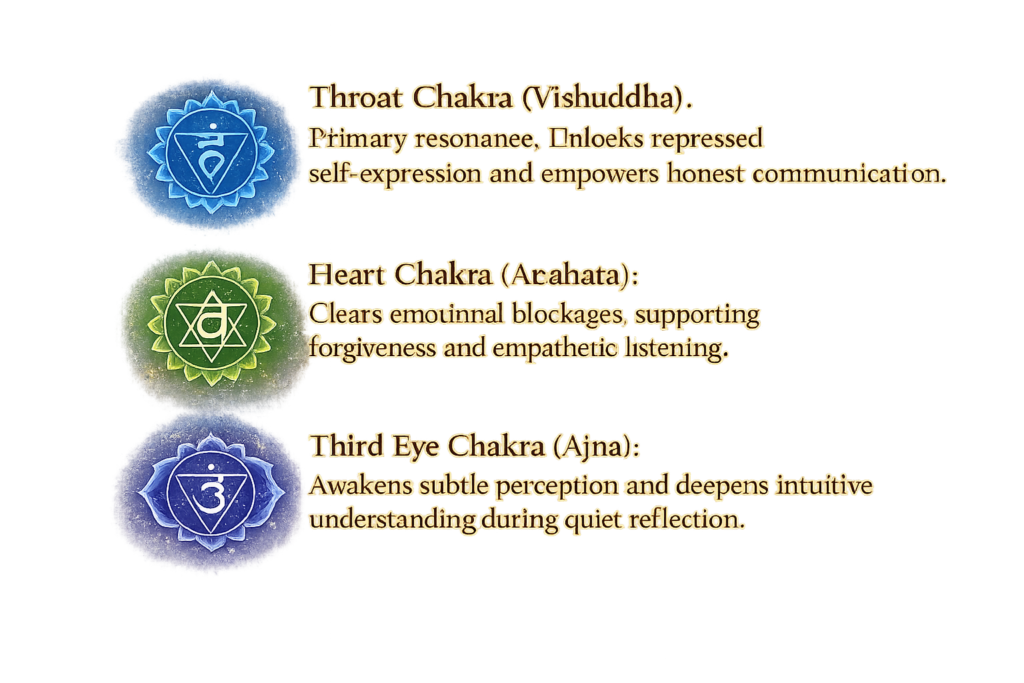 Throat heart and third eye chakra meanings and benefits sians emporium Throat heart and third eye chakra symbols with descriptions of communication emotional healing forgiveness intuition and spiritual awareness