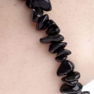 Black obsidian bracelet 2 sians emporium Black obsidian bracelet 2