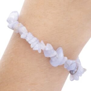 Blue lace agate bracelet 2