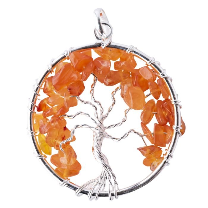 Carnelian tree of life pendant sians emporium Carnelian tree of life pendant