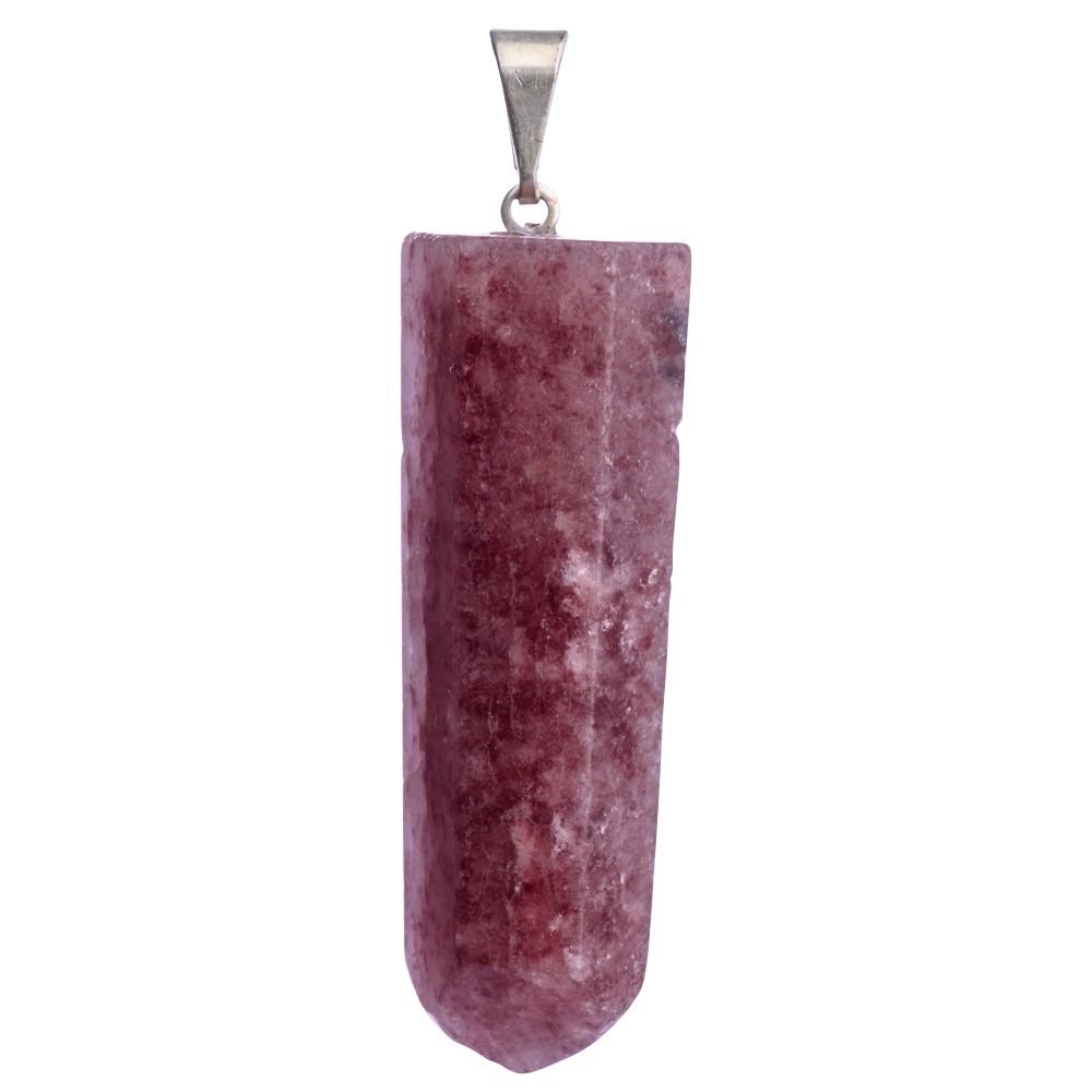 Guava quartz pendant sians emporium Guava quartz pendant