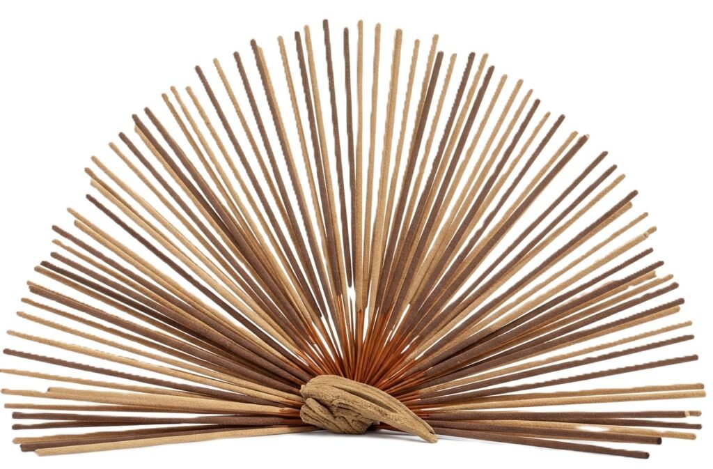 Incense stick fan shape