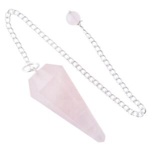 Rose quartz pendulum sians emporium Rose quartz pendulum