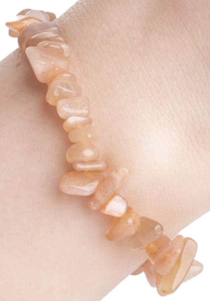Pink moonstone bracelet 2 sians emporium Pink moonstone bracelet 2
