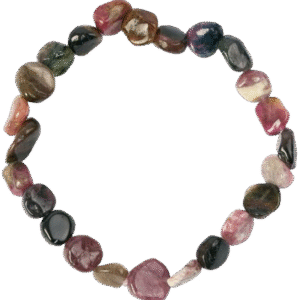 Watermelon tourmaline bracelet