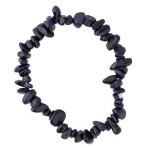Blue goldstone bracelet 1 sians emporium Blue goldstone bracelet 1