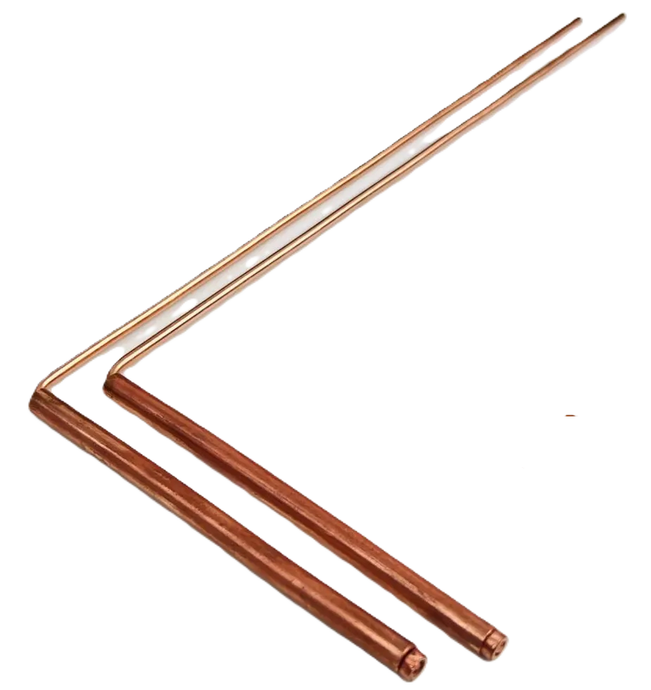 Copper dowsing rods sians emporium Copper dowsing rods