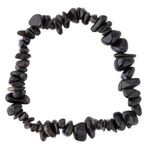 Gold obsidian bracelet sians emporium Gold obsidian bracelet