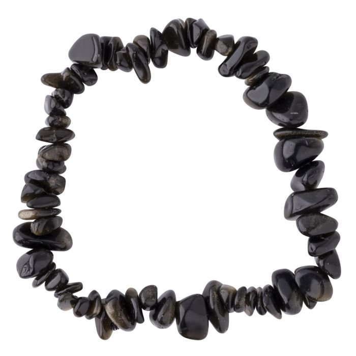 Gold obsidian bracelet sians emporium Gold obsidian bracelet