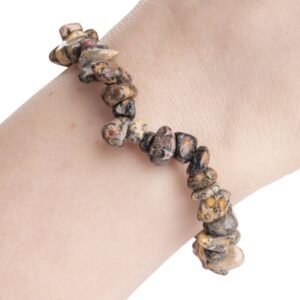 Leopardskin jasper bracelet 2 sians emporium Leopardskin jasper bracelet 2