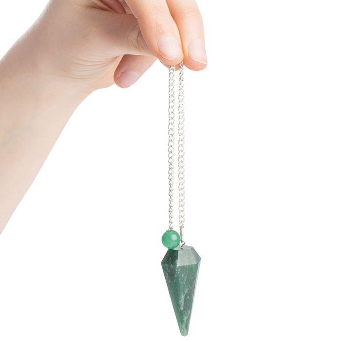 Green aventurine pendulum sians emporium Green aventurine pendulum