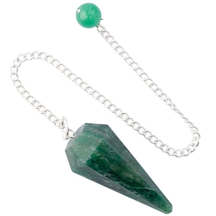 Green aventurine pendulum sians emporium Green aventurine pendulum