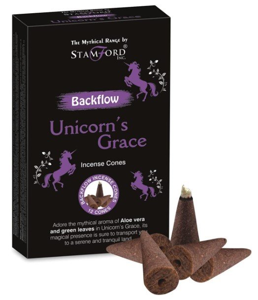 Unicorns grace backflow cone sians emporium Unicorns grace backflow cone