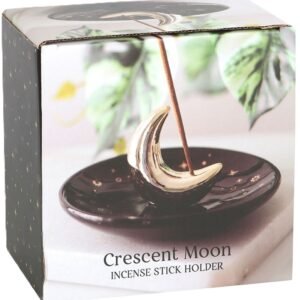 Crescent moon incense stick burner c sians emporium Crescent moon incense stick burner