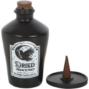 Dried crows feet incense cone burner b sians emporium Dried crows feet incense cone burner