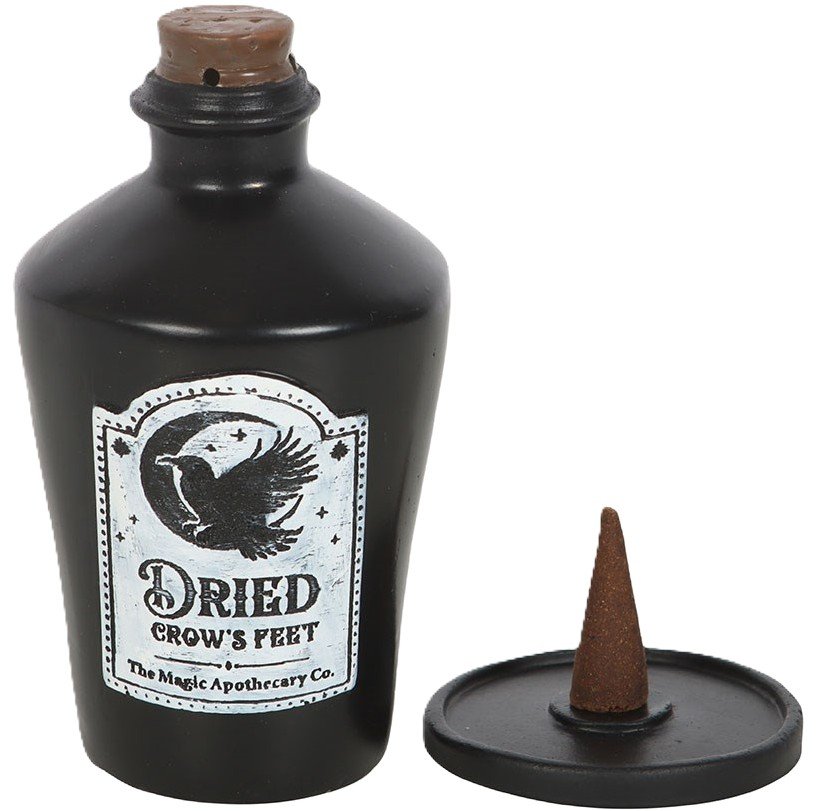 Dried crows feet incense cone burner b sians emporium Dried crows feet incense cone burner