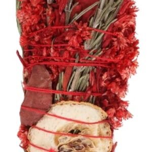 Rosemary Sage and Red Jasper Smudge