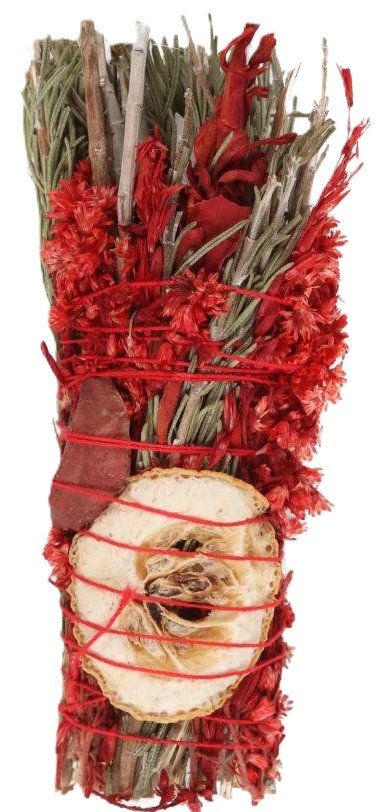 Rosemary sage and red jasper smudge sians emporium Rosemary sage and red jasper smudge
