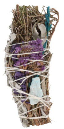 Rosemary white sage and aventurine smudge sians emporium Rosemary white sage and aventurine smudge