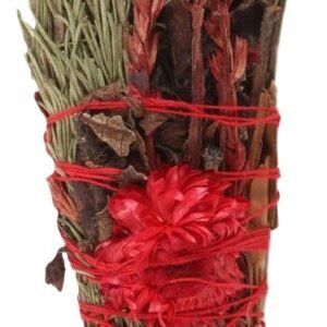 Rosemary and Red Flowers Smudge