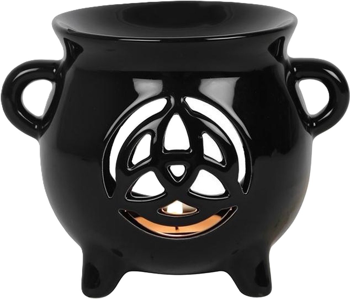 Triquetra cauldron oil burner a sians emporium Triquetra cauldron oil burner