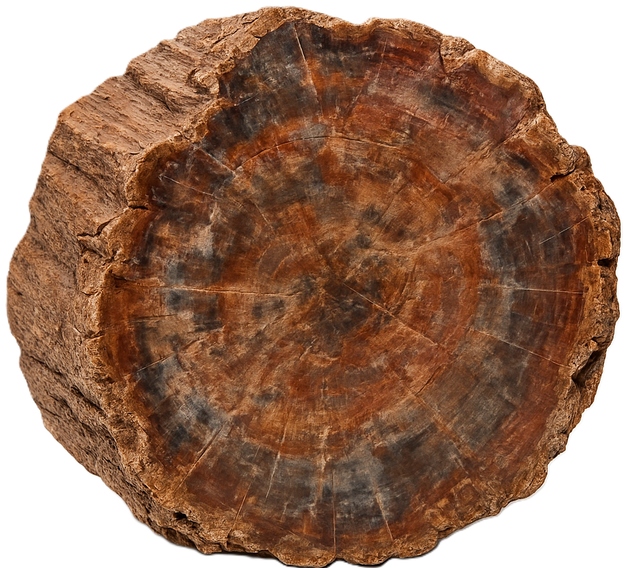 Fossilised wood