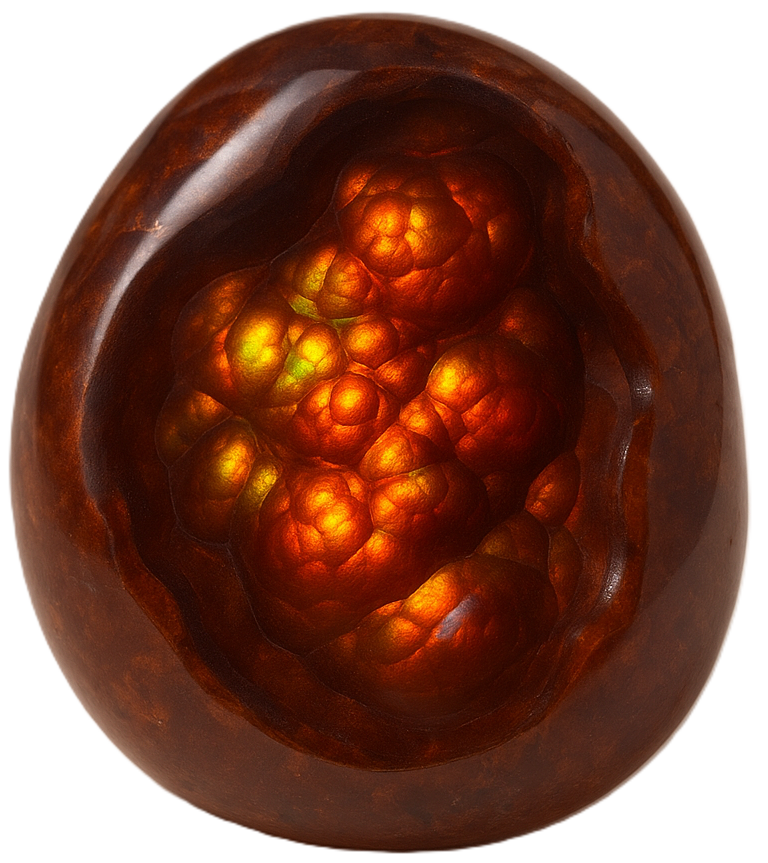 Fire agate specimen sians emporium Fire agate