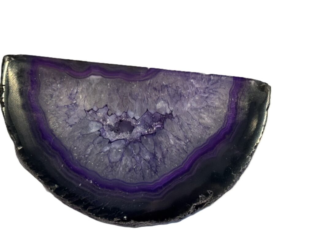 Agate 14 1 sians emporium Purple agate quarter geode 14 1