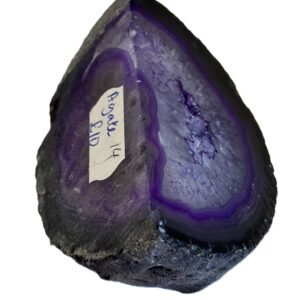 Agate 14 4 sians emporium Purple agate quarter geode 14 4