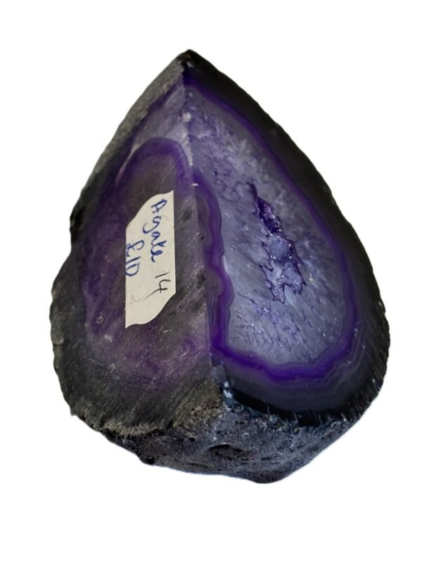 Agate 14 4 sians emporium Purple agate quarter geode 14 4
