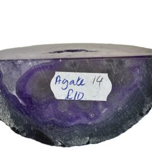 Agate 14 5 sians emporium Purple agate quarter geode 14 5