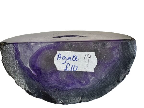 Agate 14 5 sians emporium Purple agate quarter geode 14 5