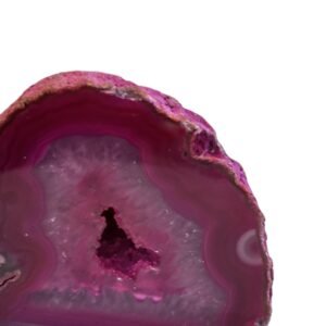 Agate 19 5 sians emporium Pink agate half geode 19 5
